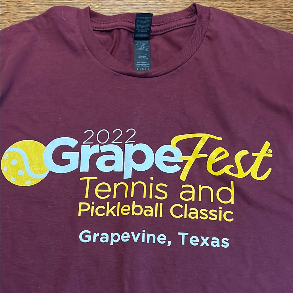 Grapefest 2022 Maroon T-Shirt Size Large Never Worn-Men’s Or Women’s!